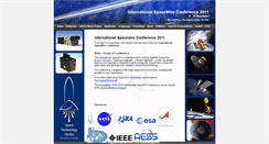 Desktop Screenshot of 2011.spacewire-conference.org